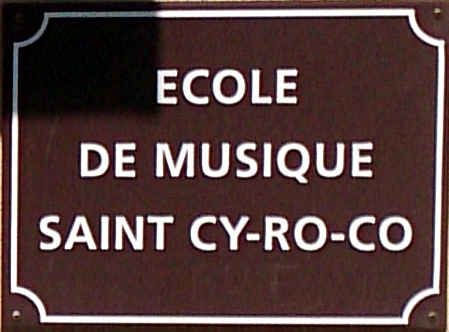 plaque cyroco